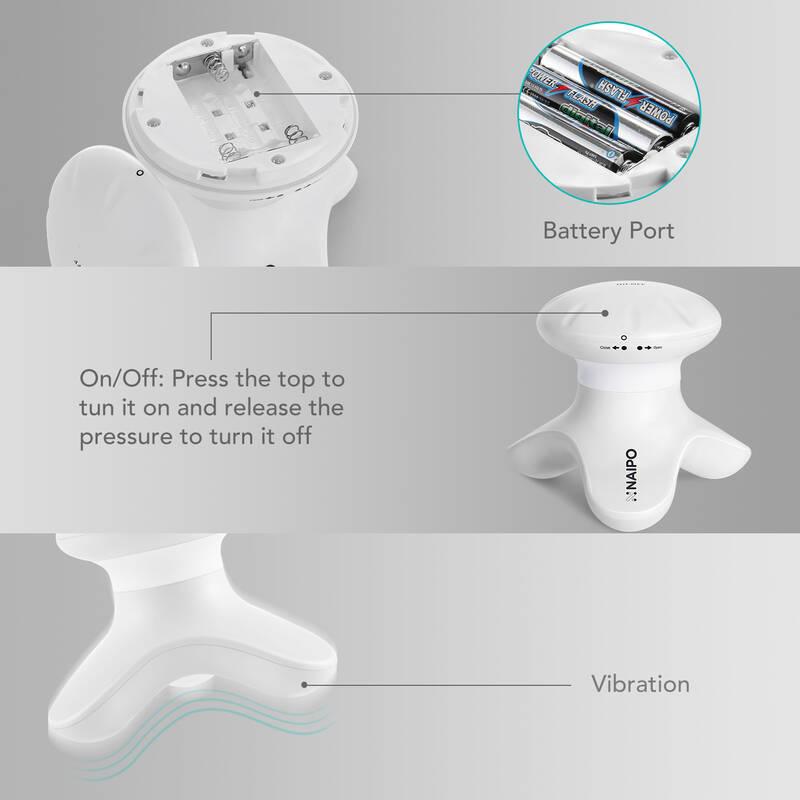 Masážní přístroj NAIPO MGPC-101MM bílý