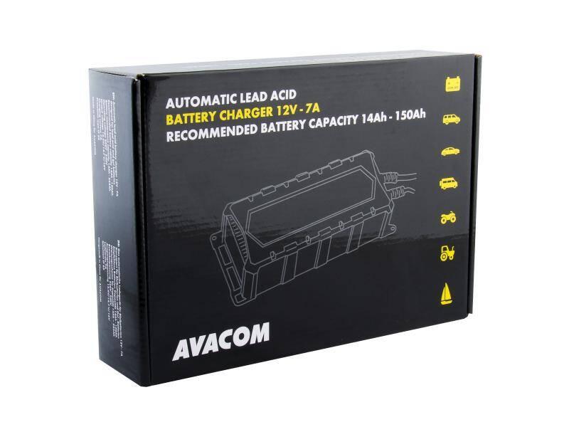 Nabíječka Avacom 12V 7A pro olověné AGM GEL akumulátory