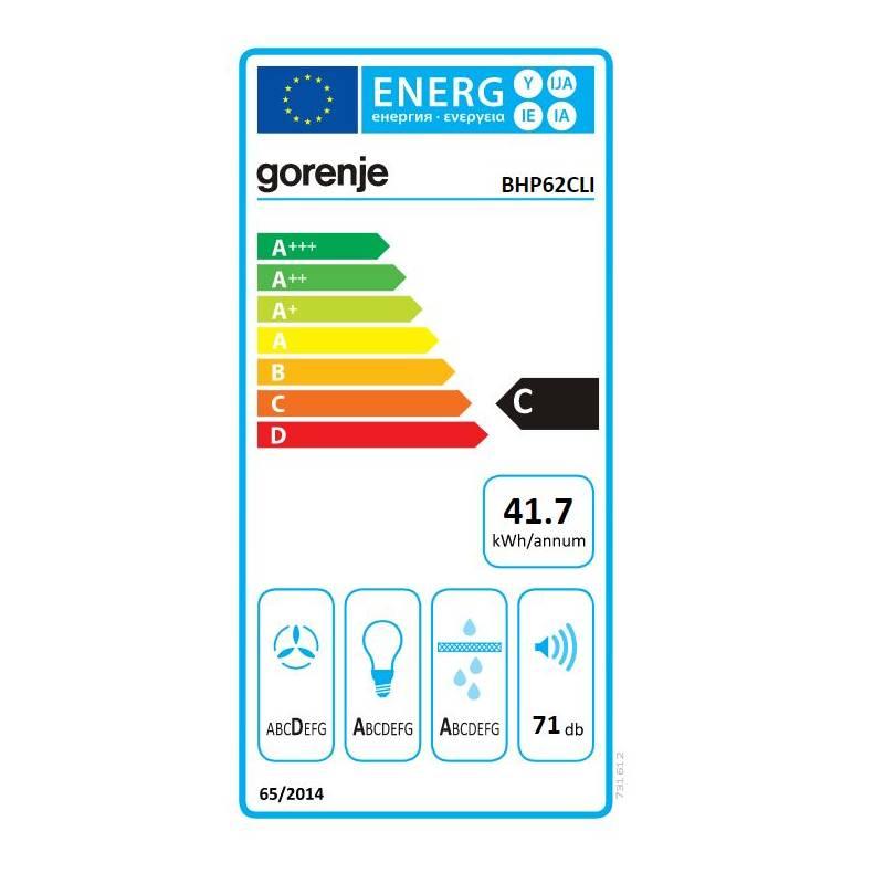 Odsavač par Gorenje Retro BHP62CLI béžový