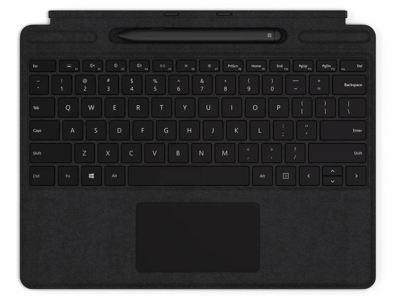 Pouzdro na tablet s klávesnicí Microsoft Surface Pro X Keyboard Pen bundle, US Layout černé