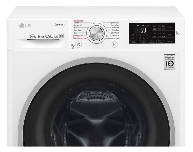 Pračka LG WD62J6WY1W bílá barva