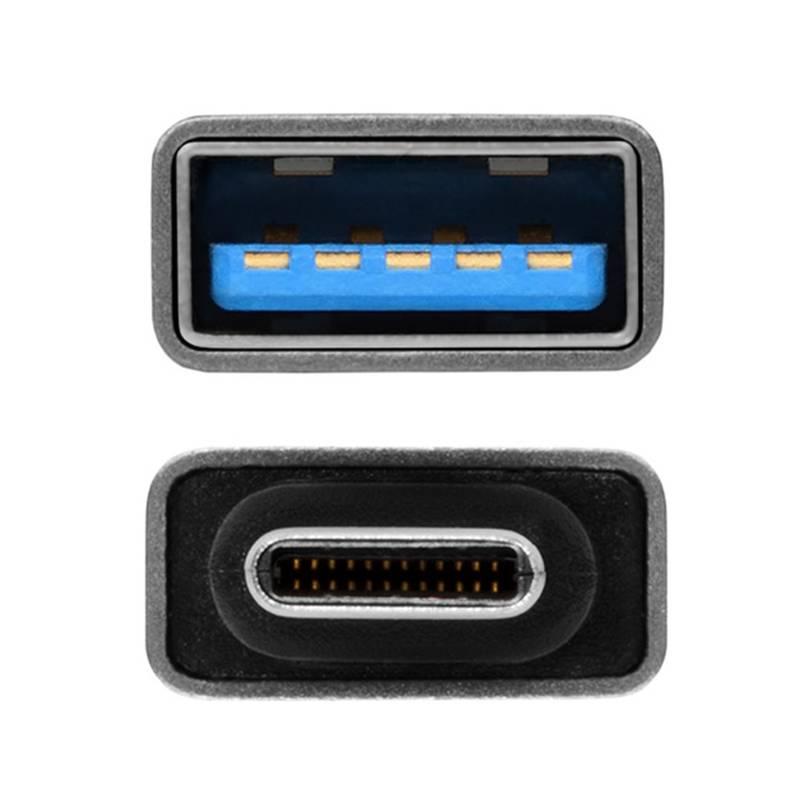 Redukce Axagon USB 3.1 USB-C stříbrná