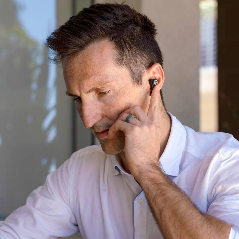 Sluchátka JLab JBuds Air Excecutive True Wireless černá