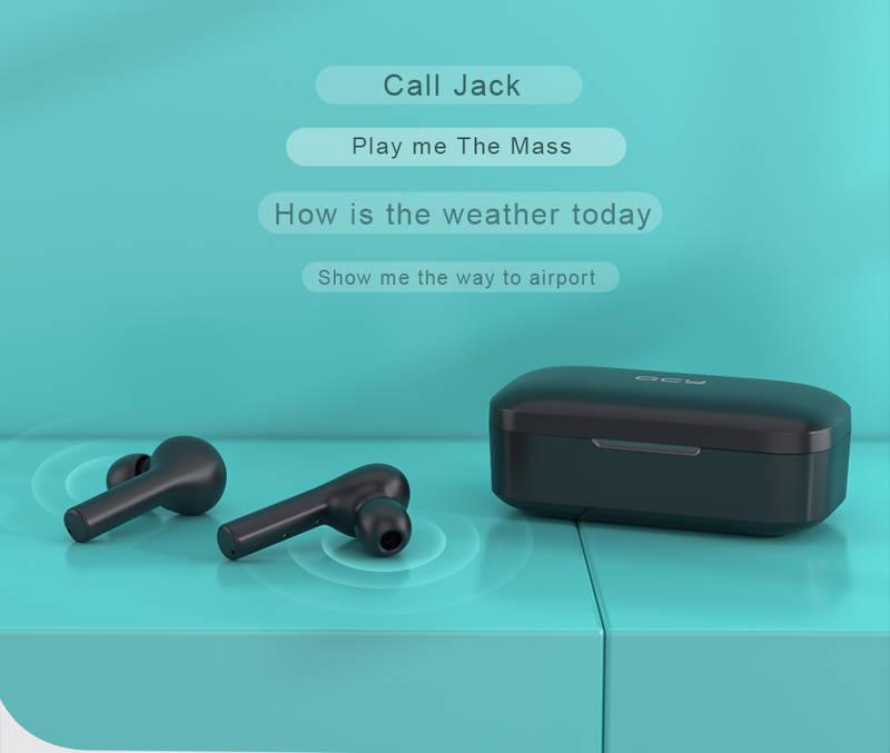 Sluchátka QCY T5e černá