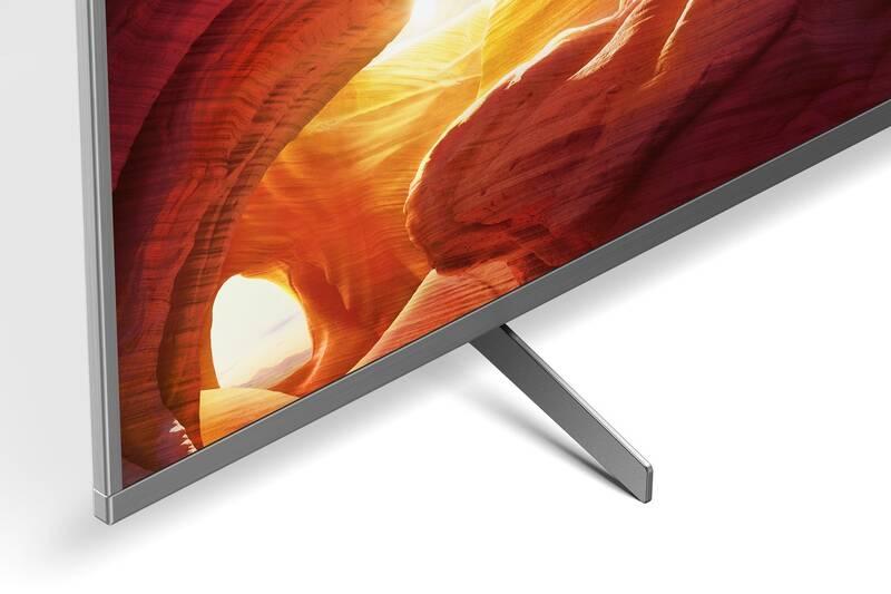 Televize Sony KD-49XH8577 stříbrná