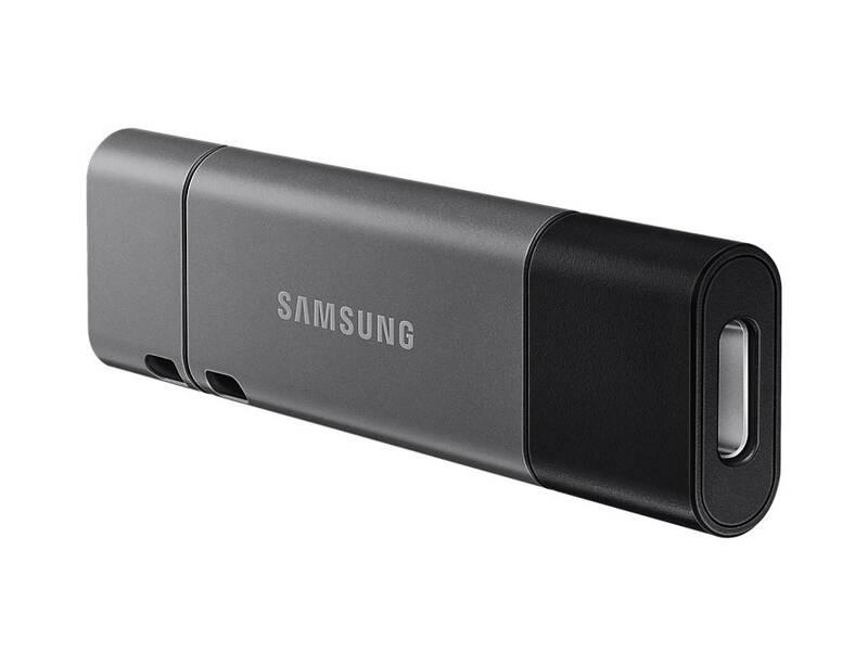 USB Flash Samsung Duo Plus 64GB USB-C šedý, USB, Flash, Samsung, Duo, Plus, 64GB, USB-C, šedý