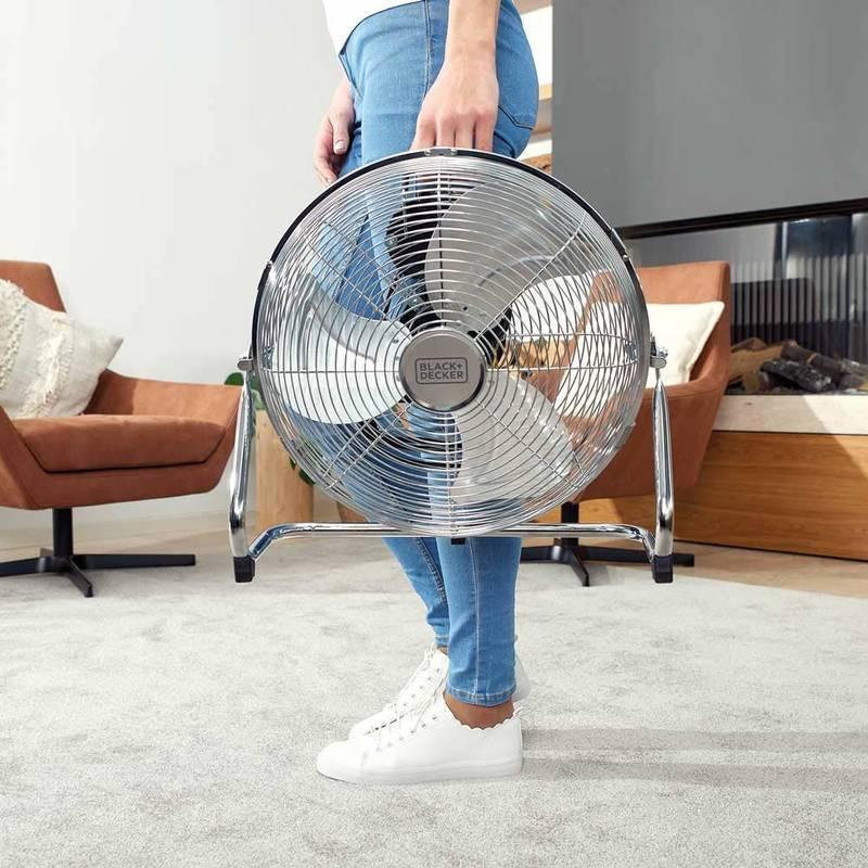 Ventilátor podlahový Black Decker BXFF60E nerez