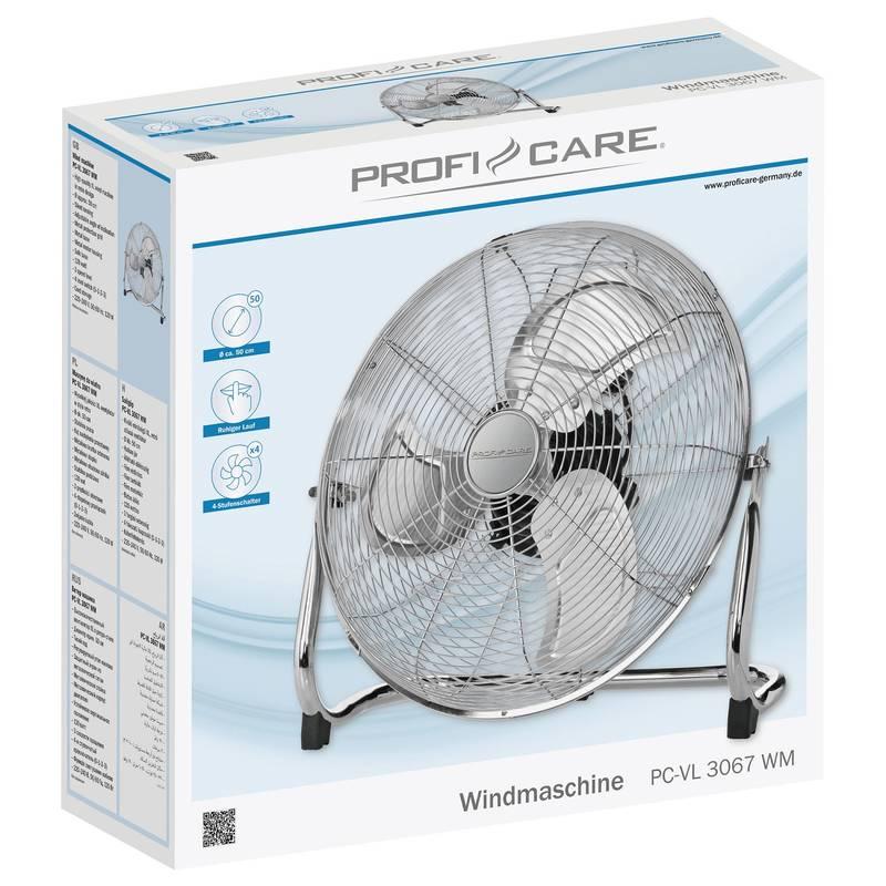 Ventilátor podlahový ProfiCare PC-VL 3067 WM INOX nerez