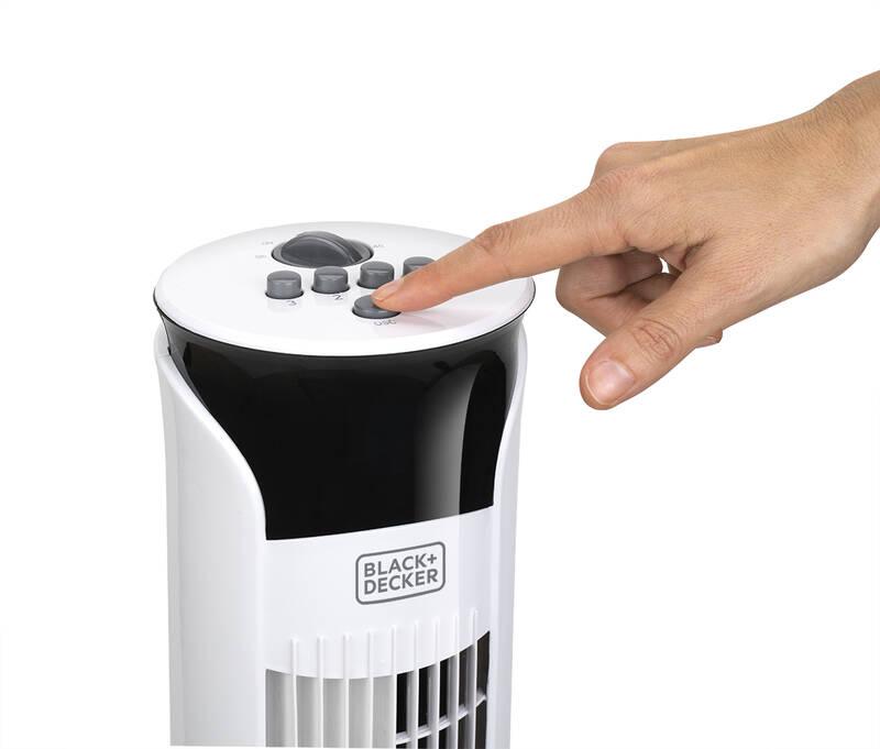 Ventilátor sloupový Black Decker BXEFT47E bílý