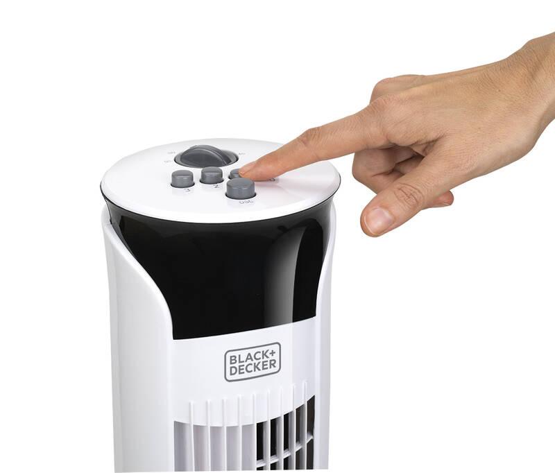 Ventilátor sloupový Black Decker BXEFT47E bílý