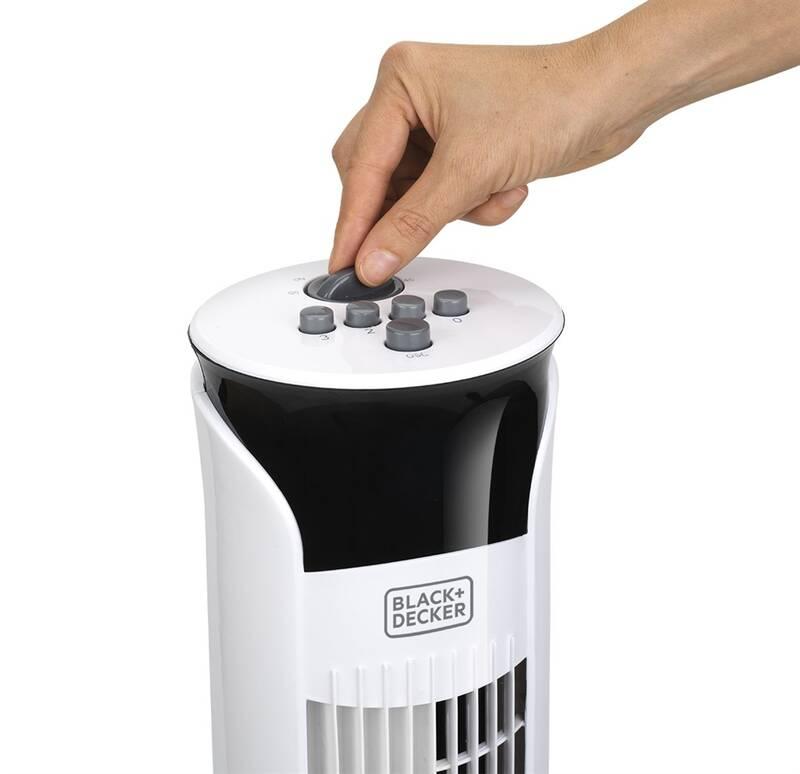 Ventilátor sloupový Black Decker BXEFT47E bílý