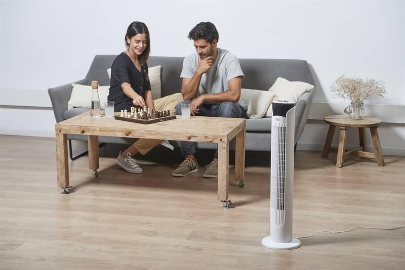 Ventilátor sloupový Black Decker BXEFT47E bílý