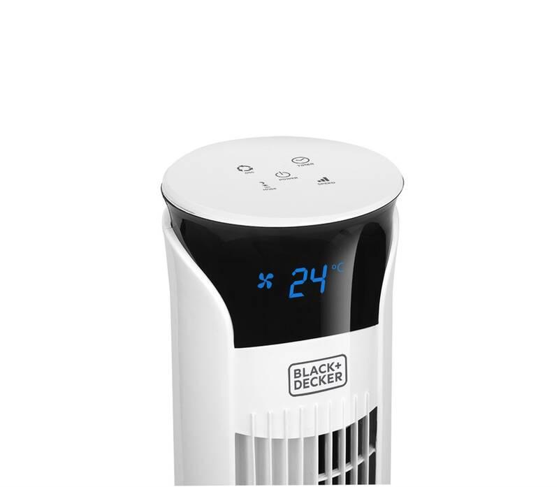 Ventilátor sloupový Black Decker BXEFT48E bílý