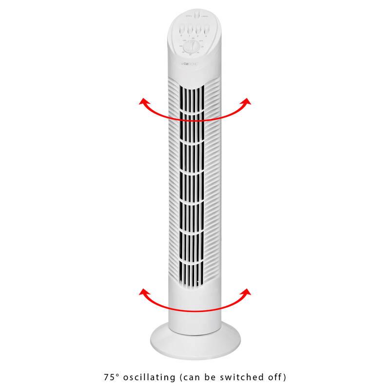 Ventilátor sloupový Clatronic T-VL 3546 BK černý