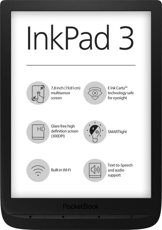 Čtečka e-knih Pocket Book 740 Inkpad3 černá
