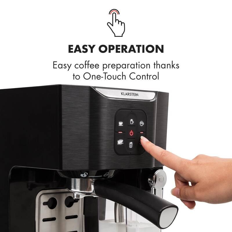 Espresso Klarstein BellaVita černé