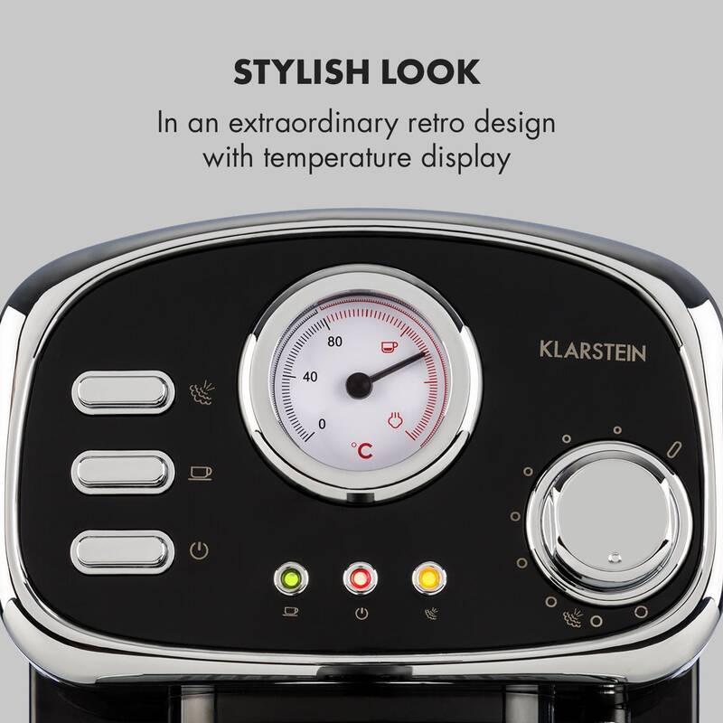 Espresso Klarstein Espressionata Gusto černé