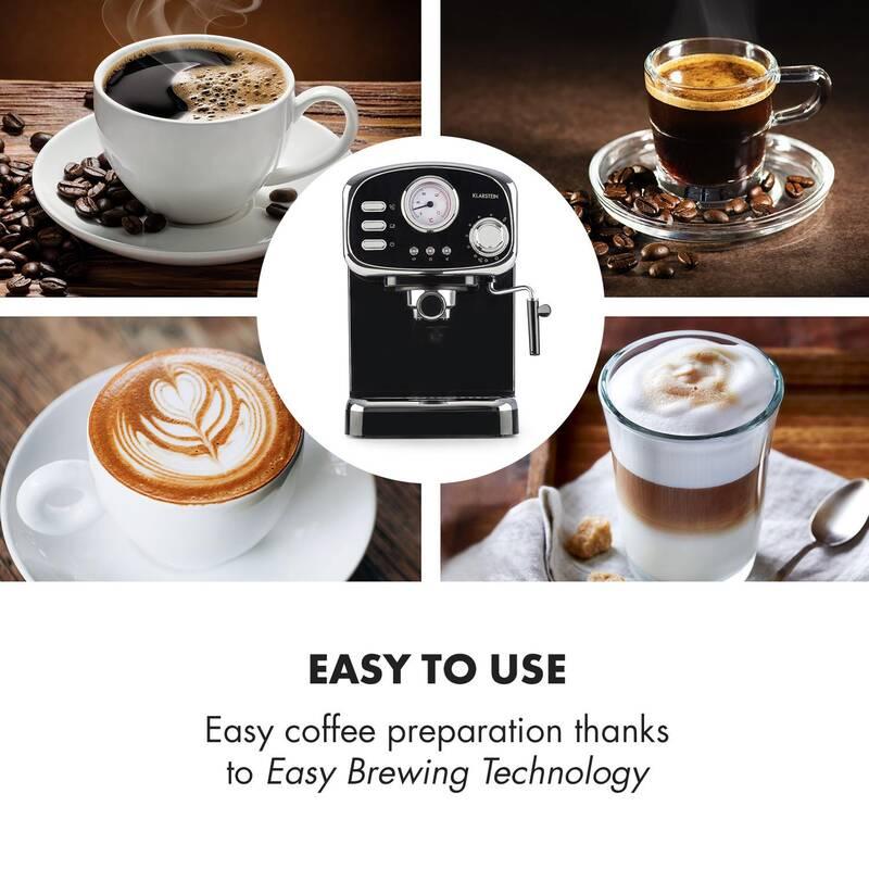 Espresso Klarstein Espressionata Gusto černé