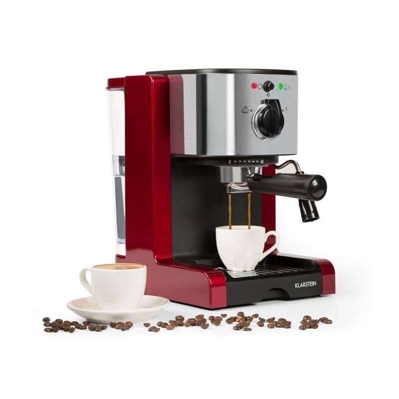 Espresso Klarstein Passionata Rossa 15 červené