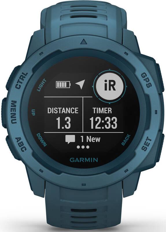GPS hodinky Garmin Instinct Blue Optic