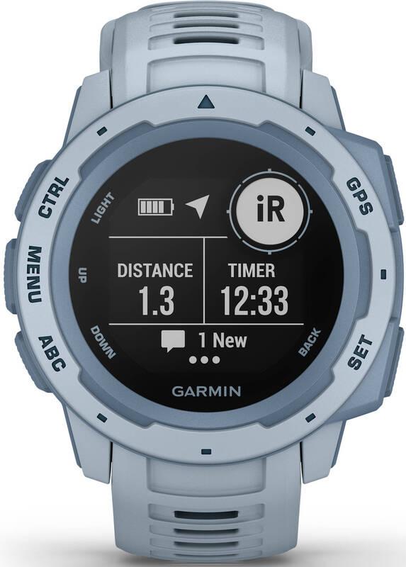GPS hodinky Garmin Instinct Light Blue Optic