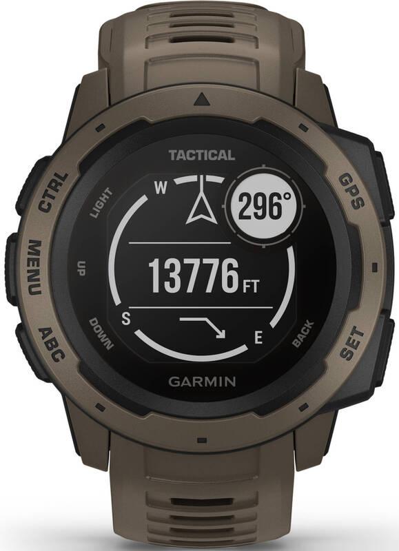 GPS hodinky Garmin Instinct Tactical Coyote Tan Optic