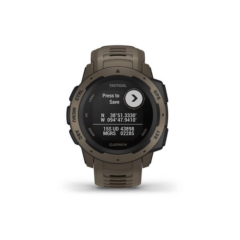 GPS hodinky Garmin Instinct Tactical Coyote Tan Optic