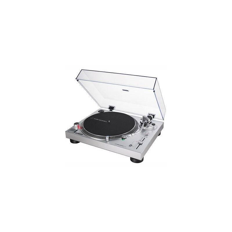 Gramofon Audio-technica AT-LP120XUSB stříbrný, Gramofon, Audio-technica, AT-LP120XUSB, stříbrný