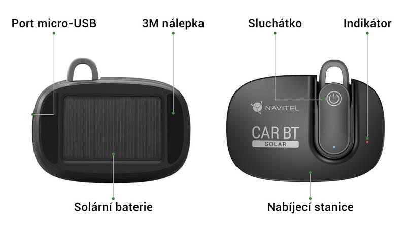 Handsfree Navitel Solar Car BT