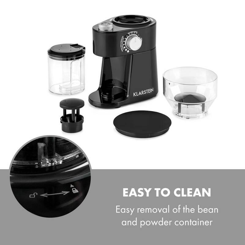 Kávomlýnek Klarstein Florenz černý