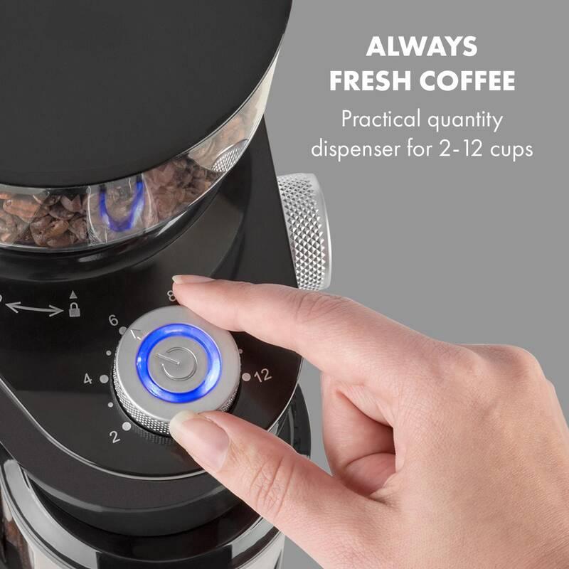 Kávomlýnek Klarstein Florenz černý