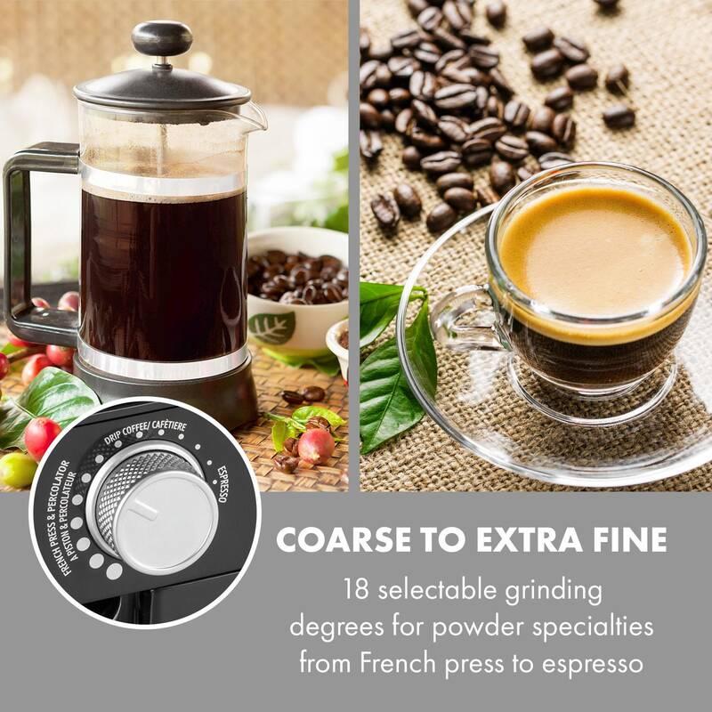 Kávomlýnek Klarstein Florenz černý