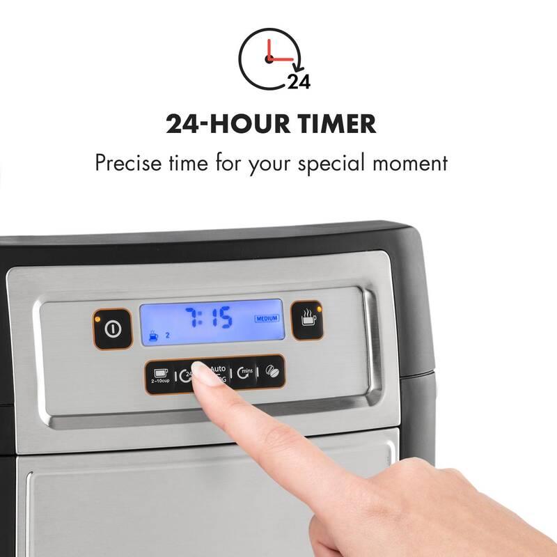 Kávovar Klarstein Aromatica II Therm stříbrný