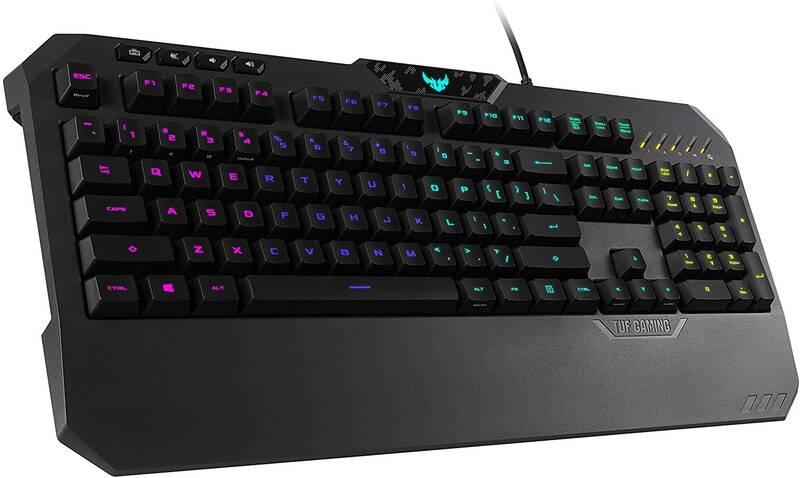 Klávesnice Asus TUF Gaming K5, CZ SK layout černá