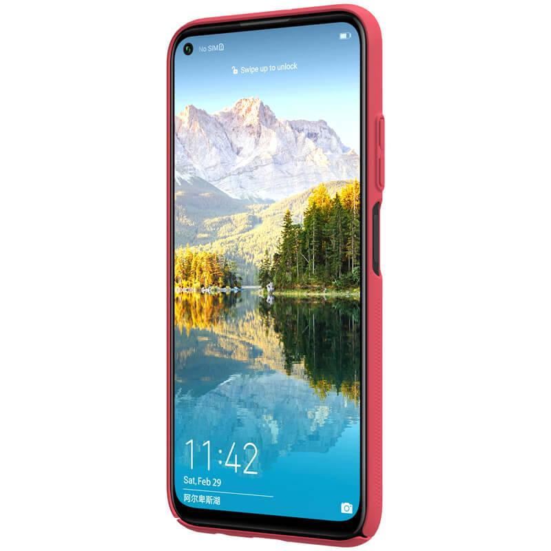 Kryt na mobil Nillkin Super Frosted na Huawei P40 Lite červený