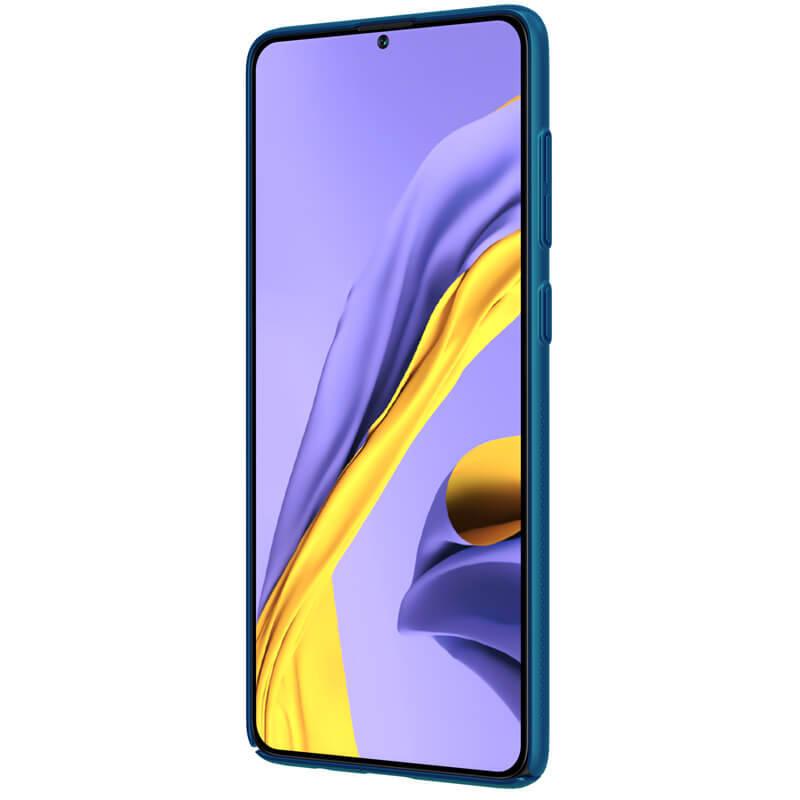 Kryt na mobil Nillkin Super Frosted na Samsung Galaxy A71 modrý
