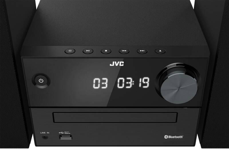 Mikrosystém JVC UX-C25BT černý, Mikrosystém, JVC, UX-C25BT, černý