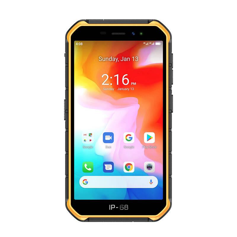 Mobilní telefon UleFone Armor X7 černý oranžový