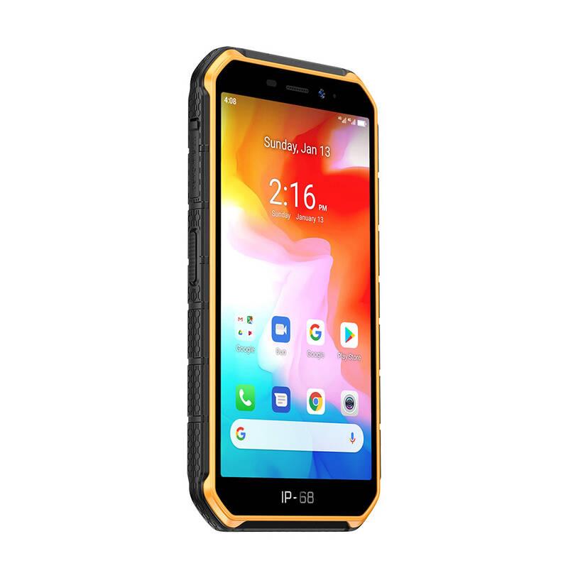 Mobilní telefon UleFone Armor X7 černý oranžový, Mobilní, telefon, UleFone, Armor, X7, černý, oranžový
