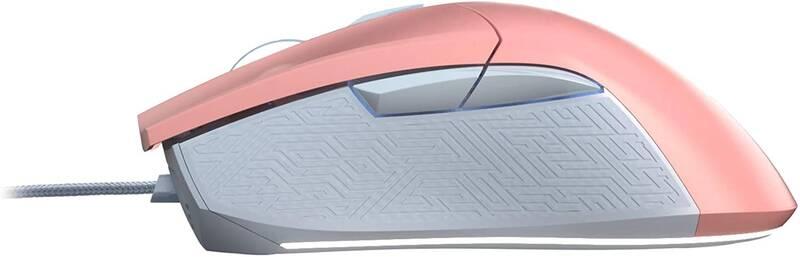 Myš Asus ROG Gladius II Origin růžová