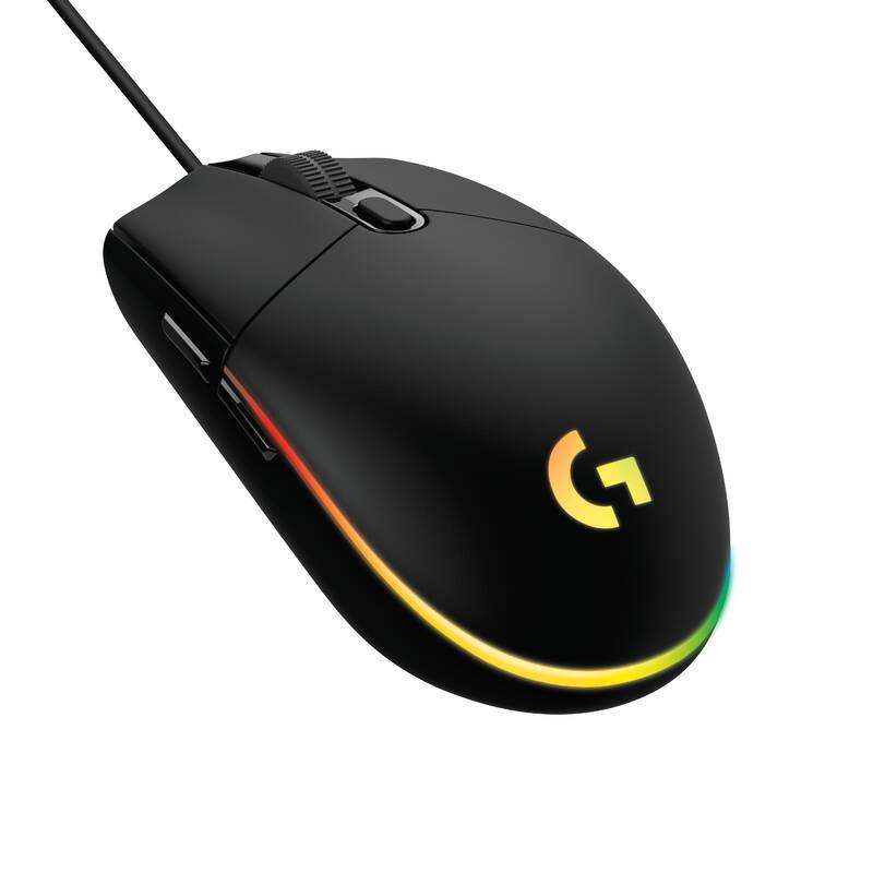 Myš Logitech Gaming G203 Lightsync černá