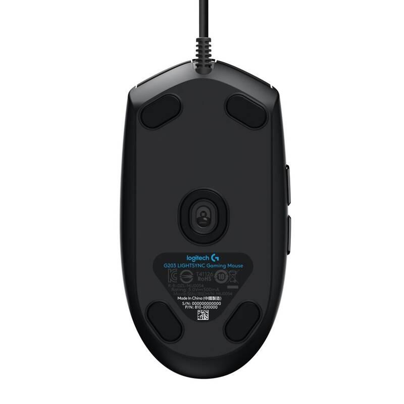 Myš Logitech Gaming G203 Lightsync černá
