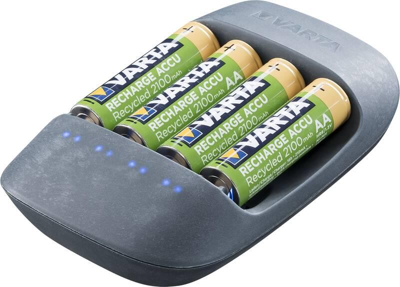 Nabíječka Varta Eco Charger 4 AA 2100mAh Recycled