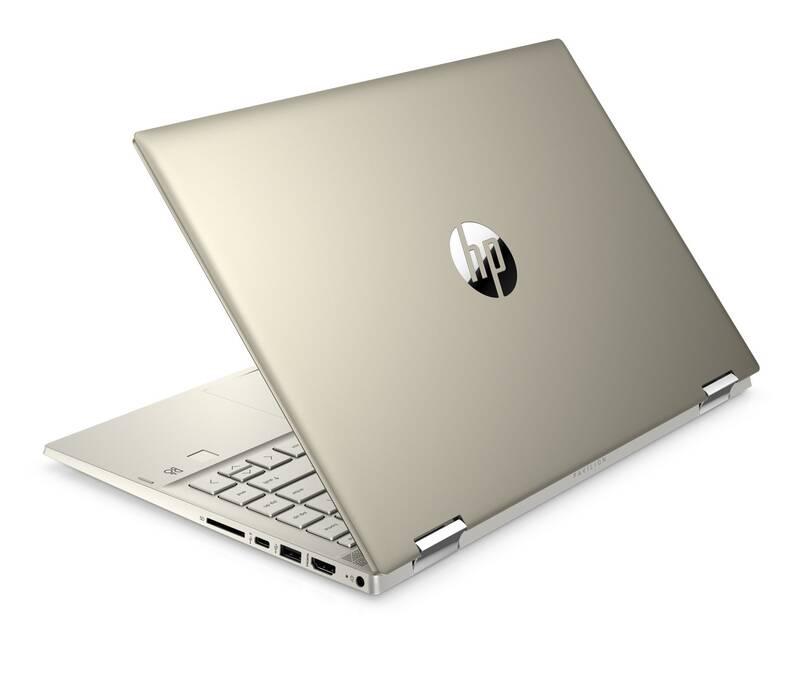 Notebook HP Pavilion x360 14-dw0601nc zlatý
