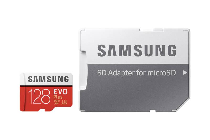 Paměťová karta Samsung Micro SDXC EVO 128GB Class 10 UHS-3 SD adaptér, Paměťová, karta, Samsung, Micro, SDXC, EVO, 128GB, Class, 10, UHS-3, SD, adaptér
