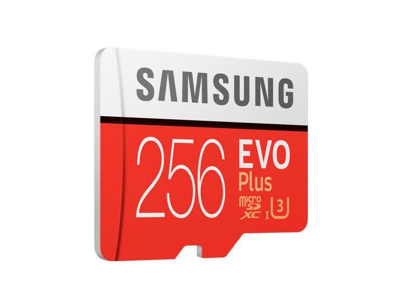 Paměťová karta Samsung Micro SDXC EVO 256GB Class 10 UHS-3 SD adaptér