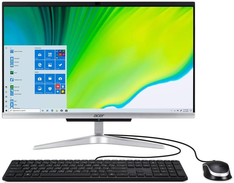 Počítač All In One Acer Aspire C24-963 černý stříbrný