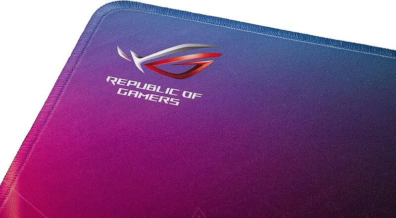 Podložka pod myš Asus ROG Strix Edge, 40 x 45 cm černá