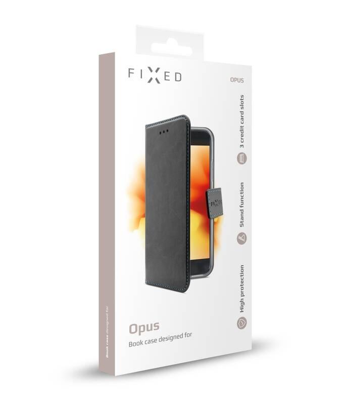 Pouzdro na mobil flipové FIXED Opus na Honor 9X černé