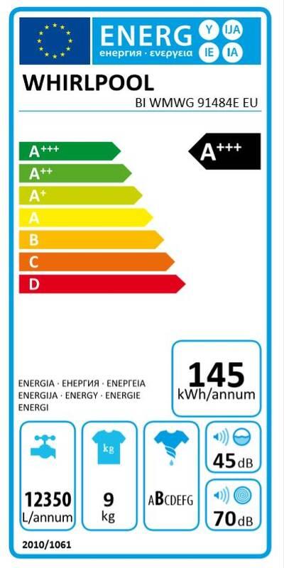 Pračka Whirlpool FreshCare BI WMWG 91484E EU bílá